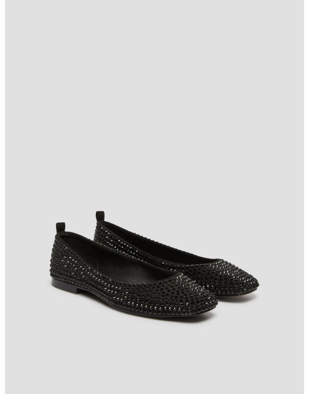 Young Ideas/Henmores - Lepanto Diamante Stud Ballet Flats - 003 Black - 4