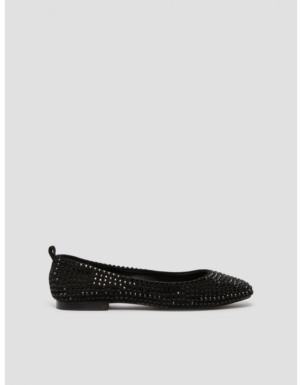 Young Ideas/Henmores - Lepanto Diamante Stud Ballet Flats - 003 Black - 4