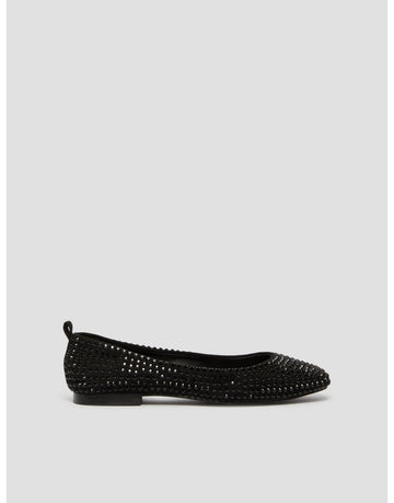 Young Ideas/Henmores - Lepanto Diamante Stud Ballet Flats - 003 Black - 4