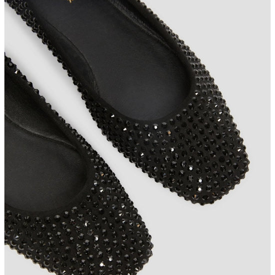 Young Ideas/Henmores - Lepanto Diamante Stud Ballet Flats - 003 Black - 4