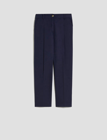 Young Ideas & Henmores - Madia Tapered Cigarette Trousers - 003 Navy - 8