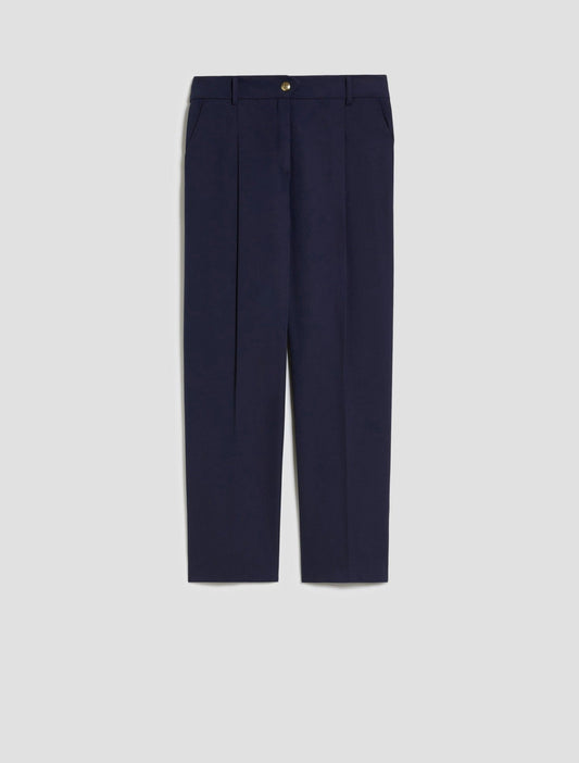 Young Ideas & Henmores - Madia Tapered Cigarette Trousers - 003 Navy - 8