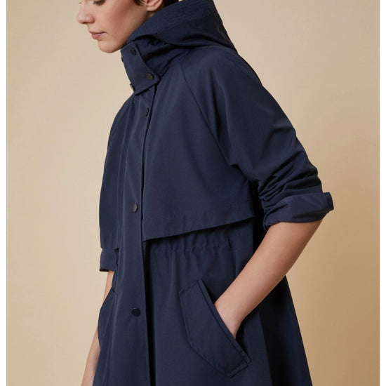 Young Ideas/Henmores - Obice Hooded Raincoat - 006 Navy - 10