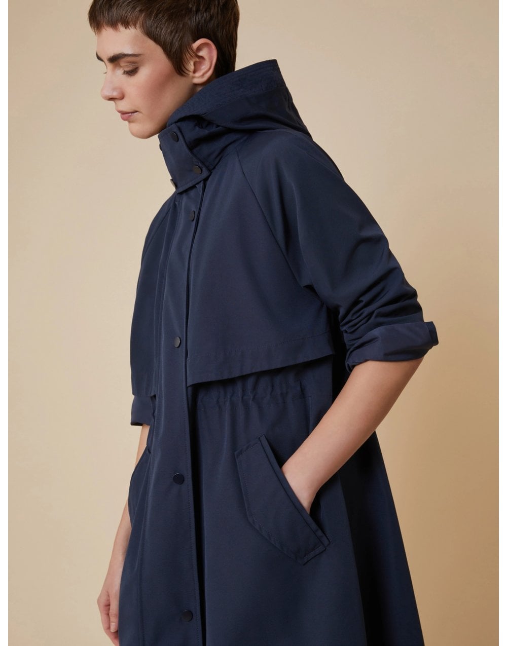 Young Ideas/Henmores - Obice Hooded Raincoat - 006 Navy - 10