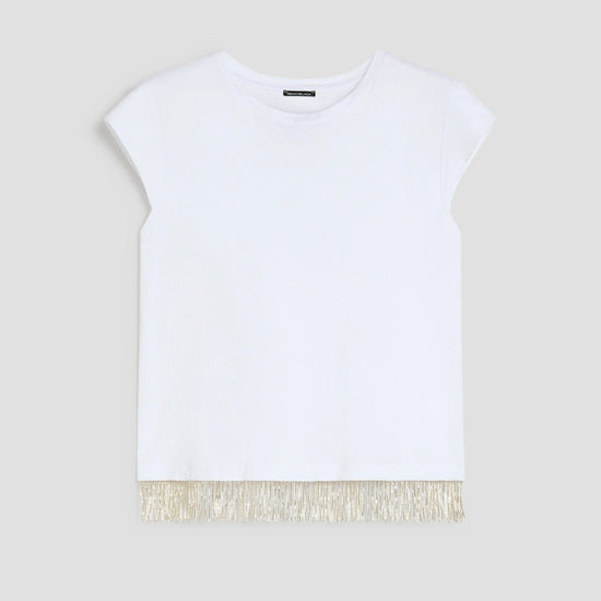 Young Ideas & Henmores - Oceano Diamante Drop T-Shirt - 018 White - XS