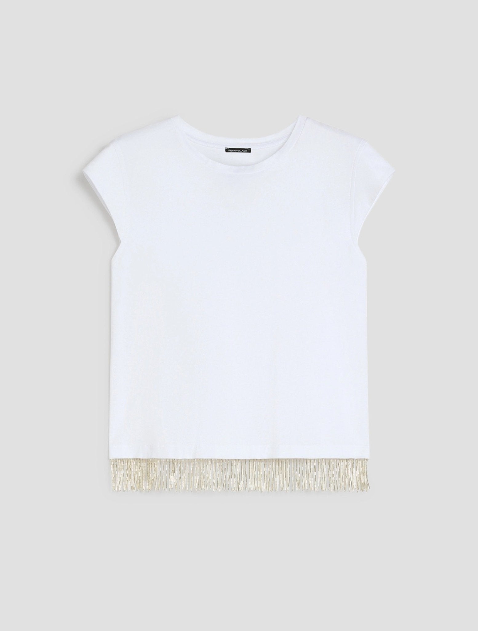 Young Ideas & Henmores - Oceano Diamante Drop T-Shirt - 018 White - XS