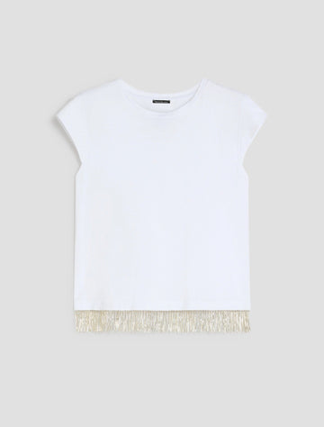 Young Ideas & Henmores - Oceano Diamante Drop T-Shirt - 018 White - XS