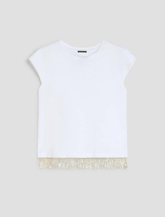 Young Ideas & Henmores - Oceano Diamante Drop T-Shirt - 018 White - XS