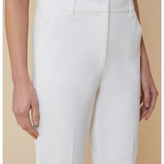 Young Ideas/Henmores - Penny NY Straight Leg Trousers - 001 Optical White - 10