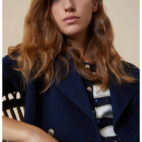 Young Ideas/Henmores - Rivoli Double Breasted Jacket - 004 Navy - 10