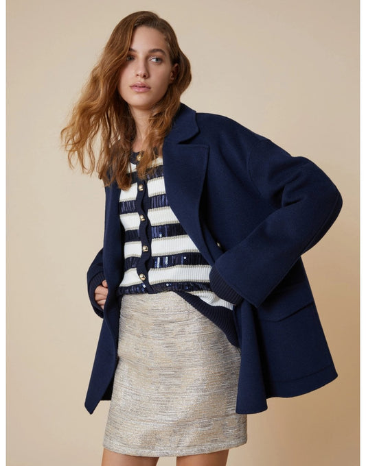 Young Ideas/Henmores - Rivoli Double Breasted Jacket - 004 Navy - 10