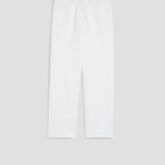 Young Ideas & Henmores - Stilla Wide Crop Jeans - 001 Ivory - 8