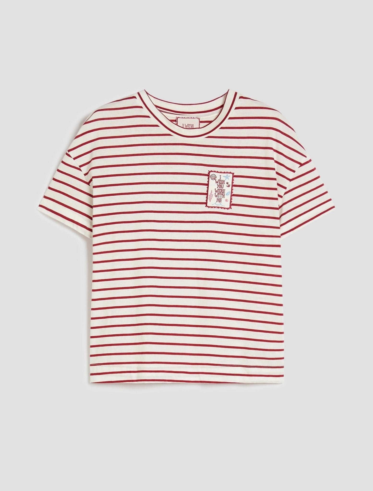 Young Ideas & Henmores - Tabarin Striped T-Shirt - 003 White - XS