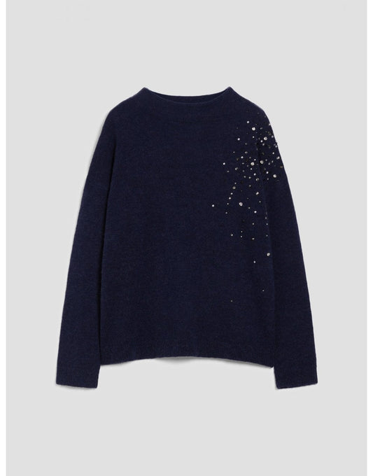 Young Ideas/Henmores - Zaino Side Sparkle Jumper - 001 Ivory - XS