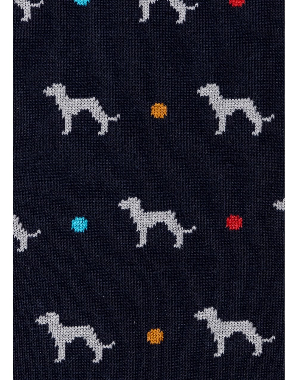 Young Ideas/Henmores - 2 Pack Whippet Spot Socks - 1A Blue/Black - OS