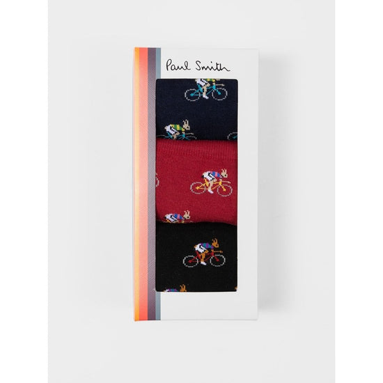Young Ideas/Henmores - 3 Pack Rabbit Bicycle Socks - 1A Multi - OS