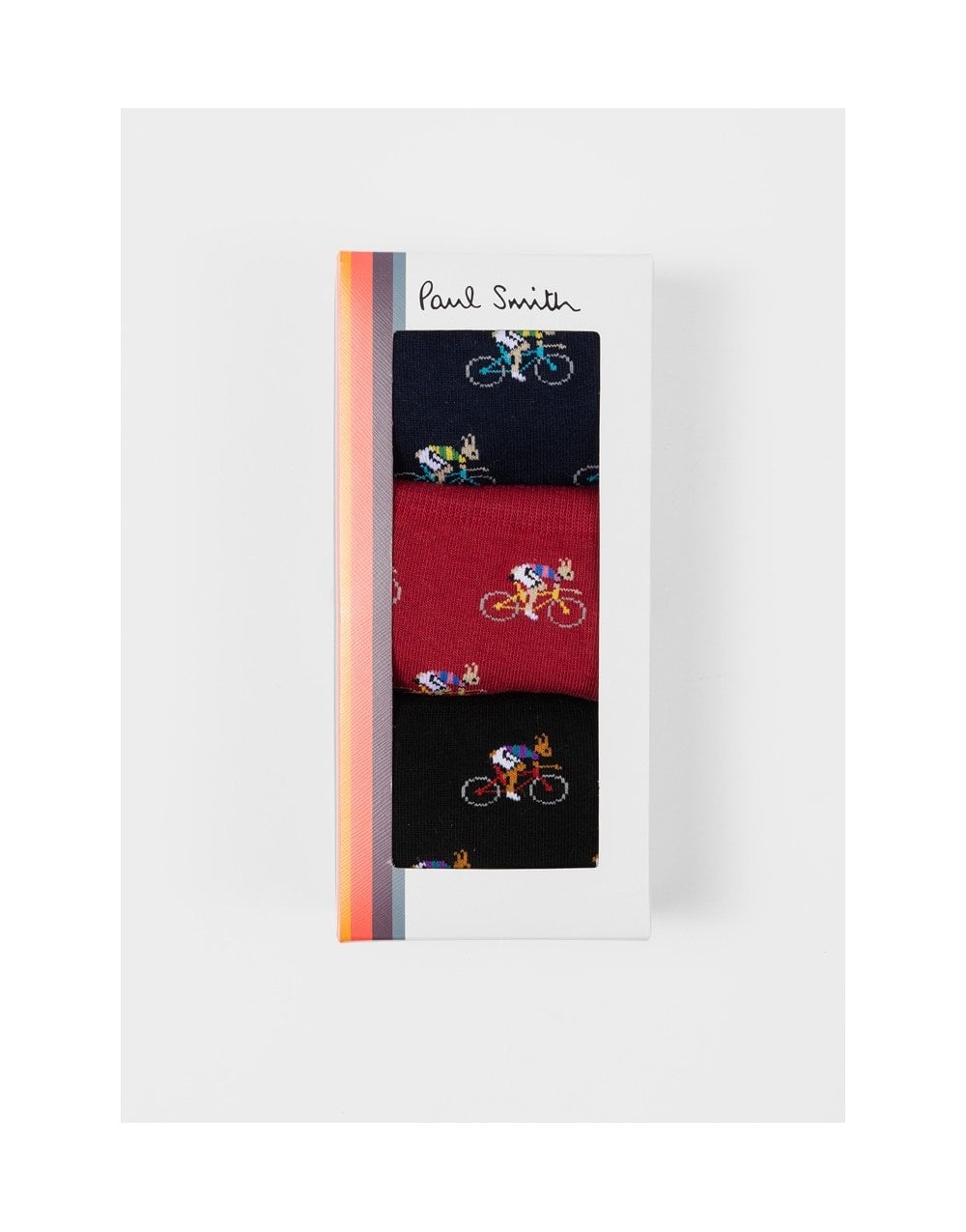 Young Ideas/Henmores - 3 Pack Rabbit Bicycle Socks - 1A Multi - OS