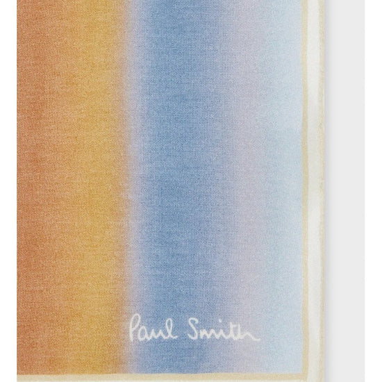 Young Ideas/Henmores - Abstract Stripe Pocket Square - 92 Multi - OS