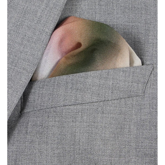 Young Ideas/Henmores - Abstract Stripe Pocket Square - 92 Multi - OS