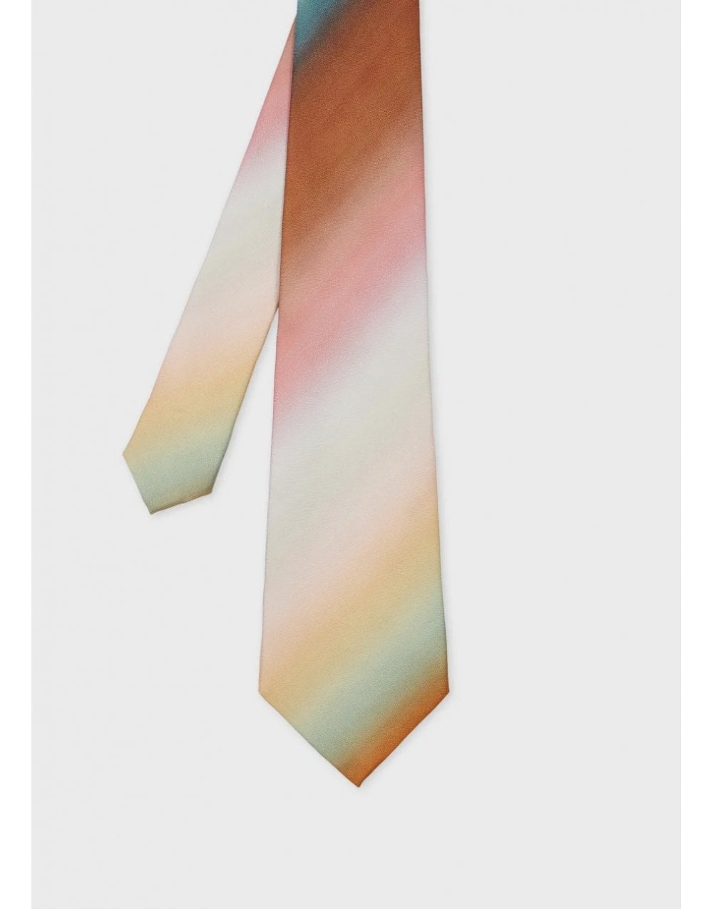 Young Ideas/Henmores - Abstract Stripe Silk Tie - 92 Multi - 9.5CM