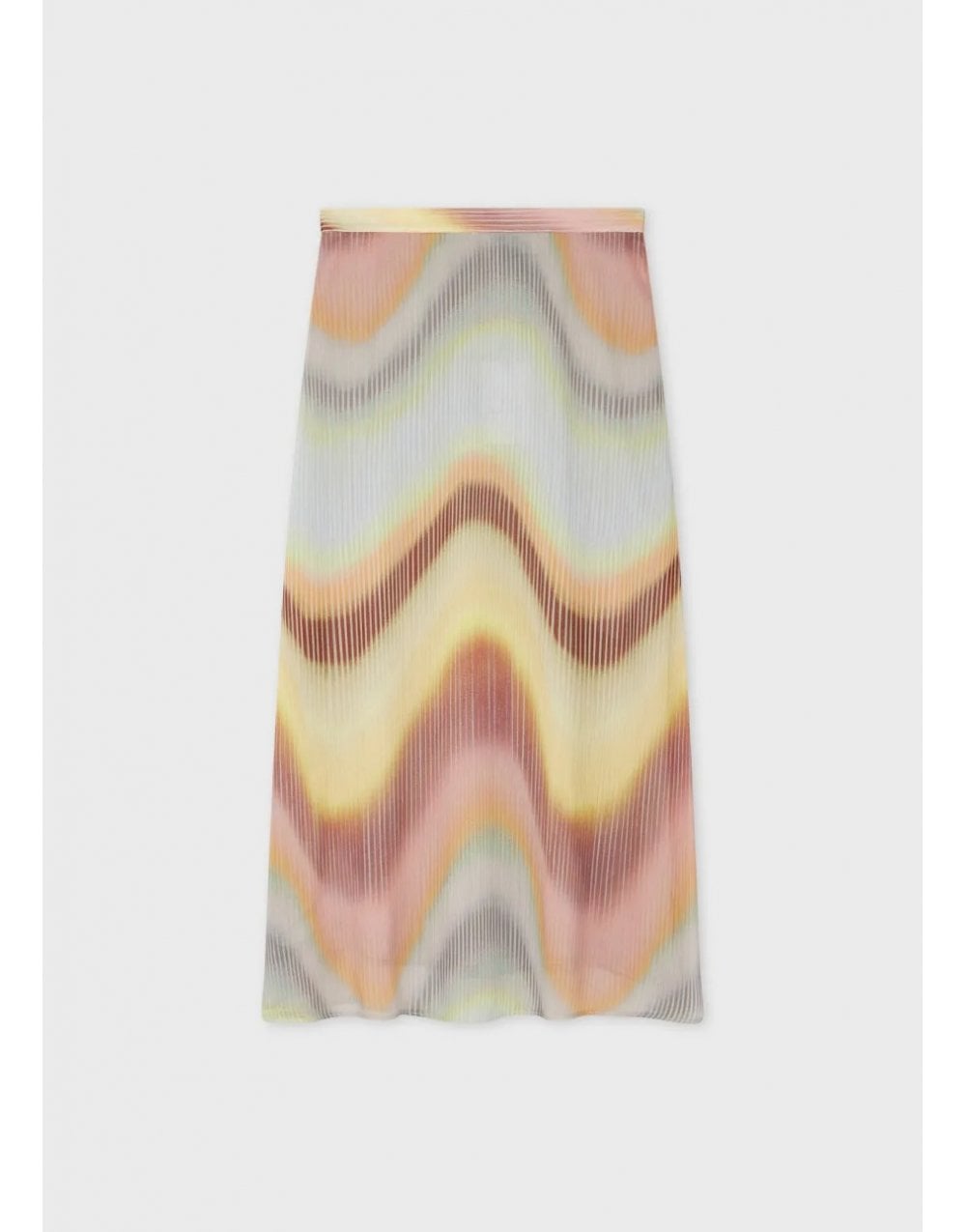 Young Ideas/Henmores - Abstract Wave Midi Skirt - 92 Multi - 8