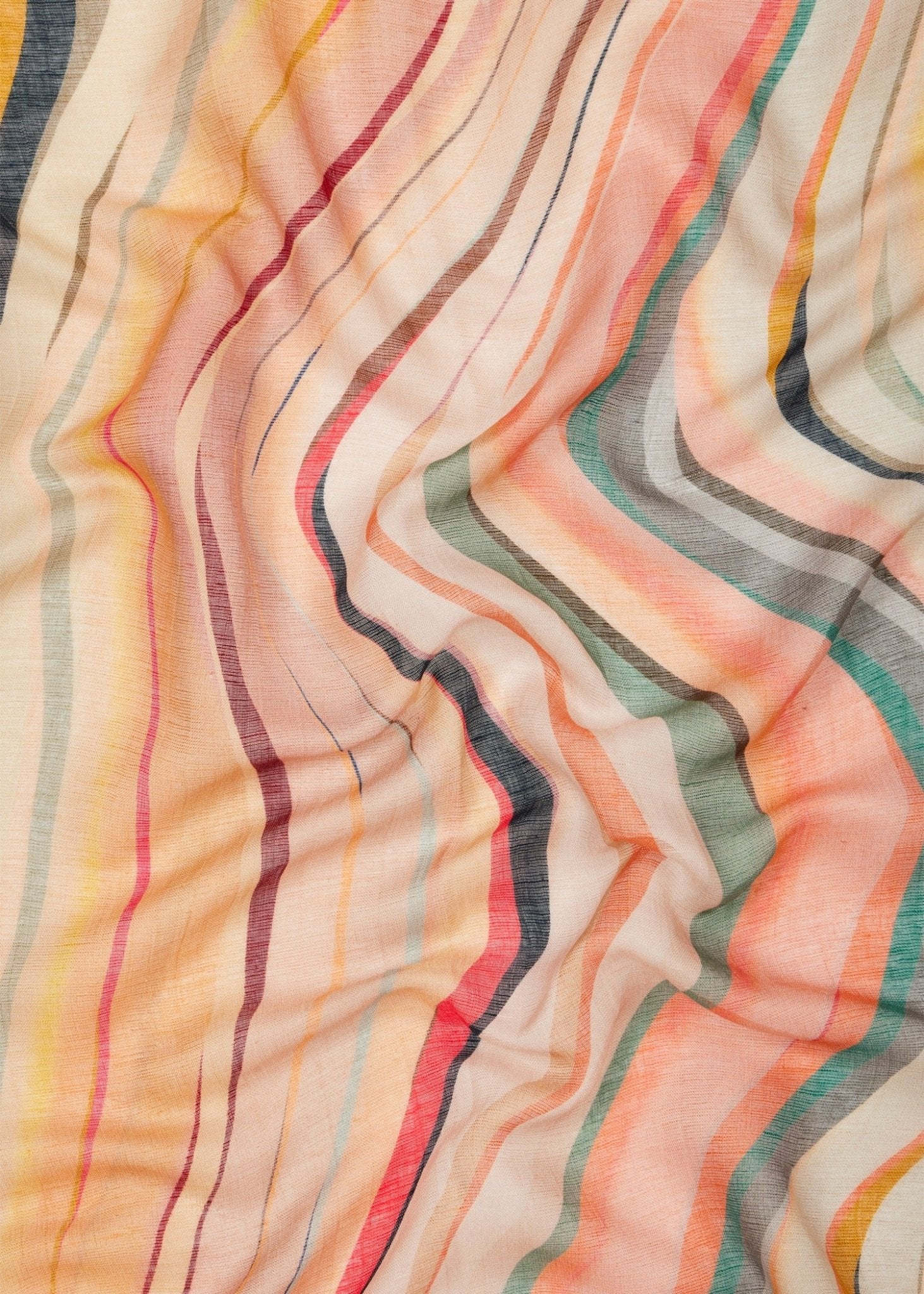 Young Ideas/Henmores - Aida Swirl Scarf - 90 Multicolour - OS