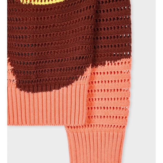 Young Ideas/Henmores - Block Colour Knitted Oversized Cardigan - 54 Aubergine - XS