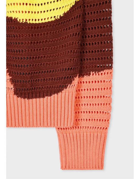 Young Ideas/Henmores - Block Colour Knitted Oversized Cardigan - 54 Aubergine - XS