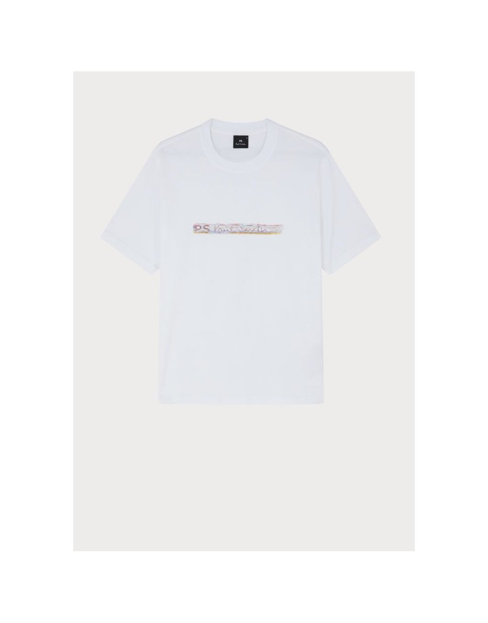 Young Ideas/Henmores - Brush Stroke Logo Short Sleeve T-Shirt - 01 White - M