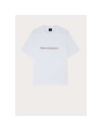 Young Ideas/Henmores - Brush Stroke Logo Short Sleeve T-Shirt - 01 White - M