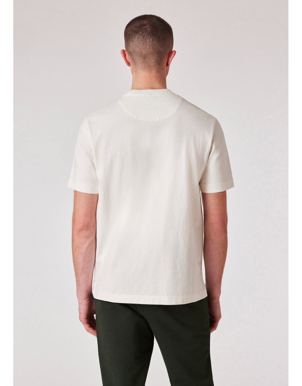 Young Ideas/Henmores - Buke Tyres Regular Fit T-Shirt - 02 Off White - M
