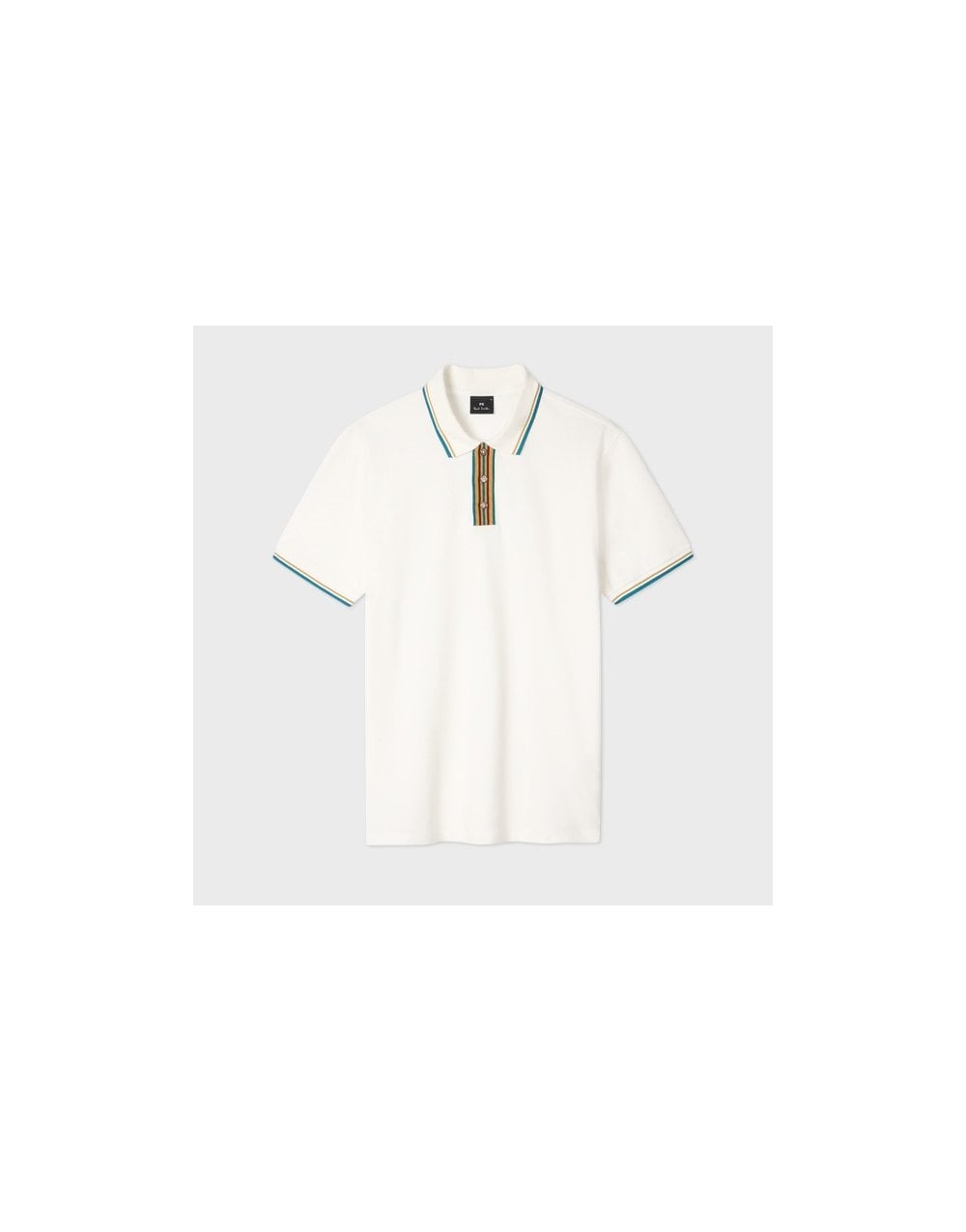 Young Ideas/Henmores - Classic Fit Short Sleeve Polo Shirt - 02A Off White - M
