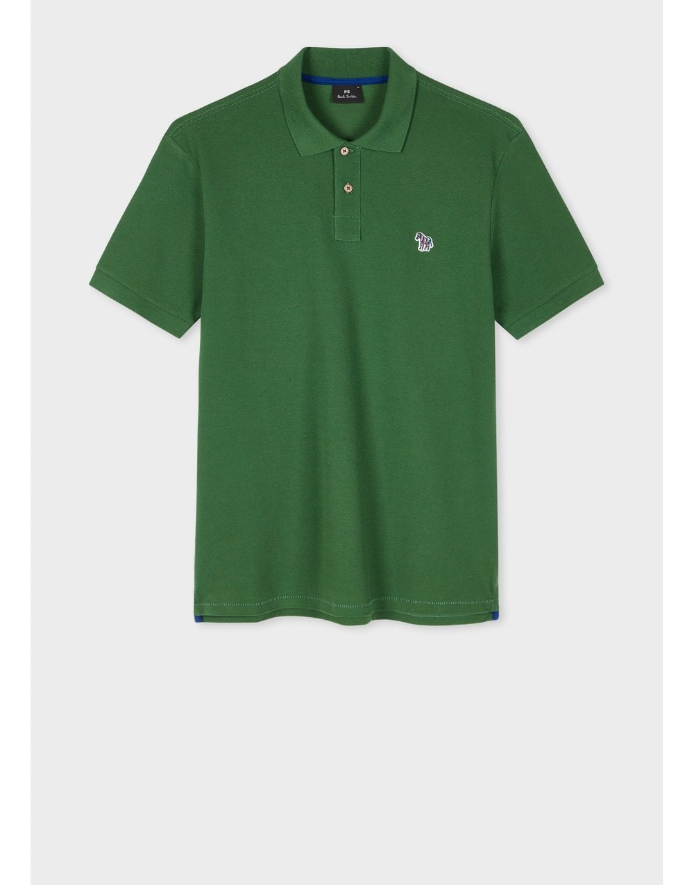 Young Ideas/Henmores - Classic Zebra Short Sleeve Polo Shirt - 02 Off White - M