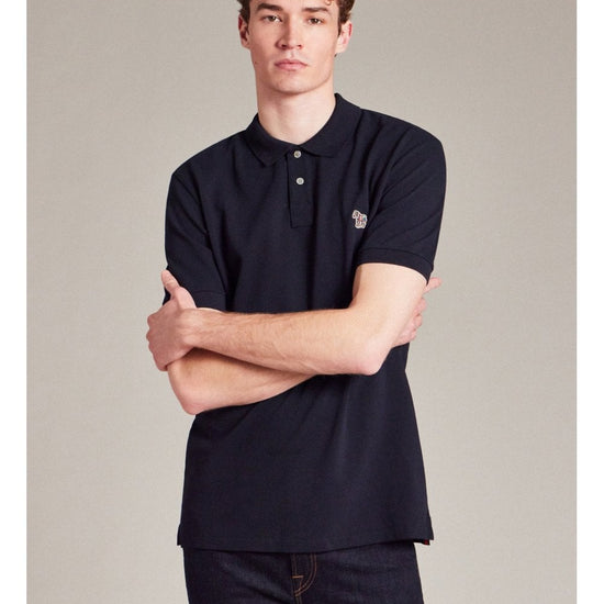 Young Ideas/Henmores - Classic Zebra Short Sleeve Polo Shirt - 02 Off White - M