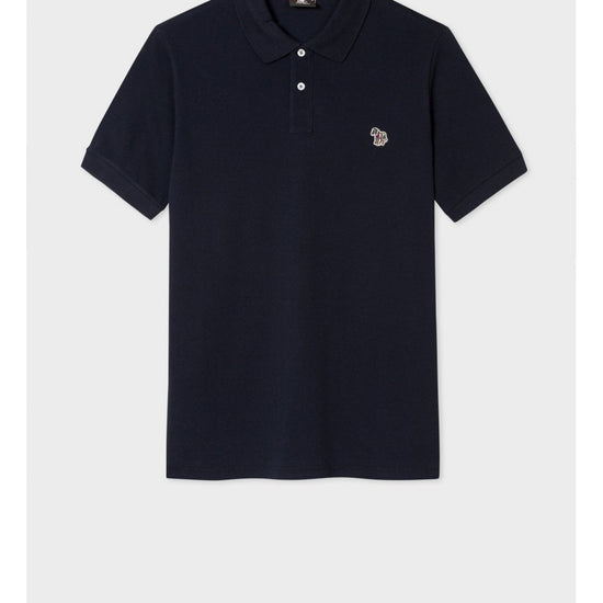 Young Ideas/Henmores - Classic Zebra Short Sleeve Polo Shirt - 02 Off White - M