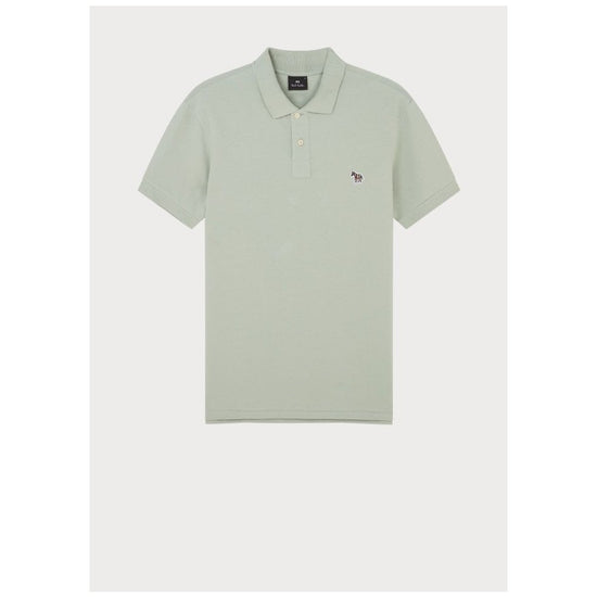 Young Ideas/Henmores - Classic Zebra Short Sleeve Polo Shirt - 02 Off White - M
