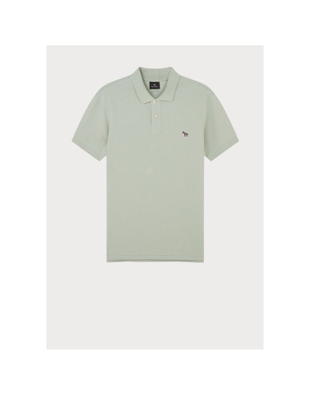 Young Ideas/Henmores - Classic Zebra Short Sleeve Polo Shirt - 02 Off White - M