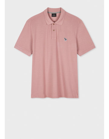 Young Ideas/Henmores - Classic Zebra Short Sleeve Polo Shirt - 02 Off White - M