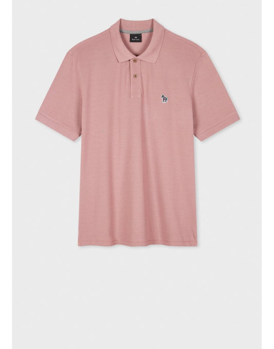 Young Ideas/Henmores - Classic Zebra Short Sleeve Polo Shirt - 02 Off White - M