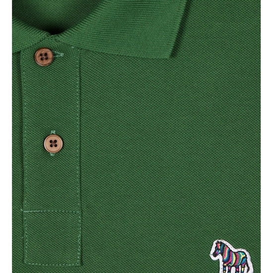 Young Ideas/Henmores - Classic Zebra Short Sleeve Polo Shirt - 02 Off White - M