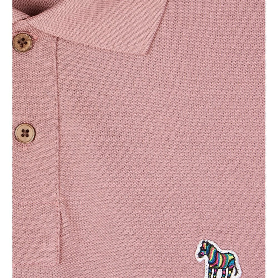 Young Ideas/Henmores - Classic Zebra Short Sleeve Polo Shirt - 02 Off White - M