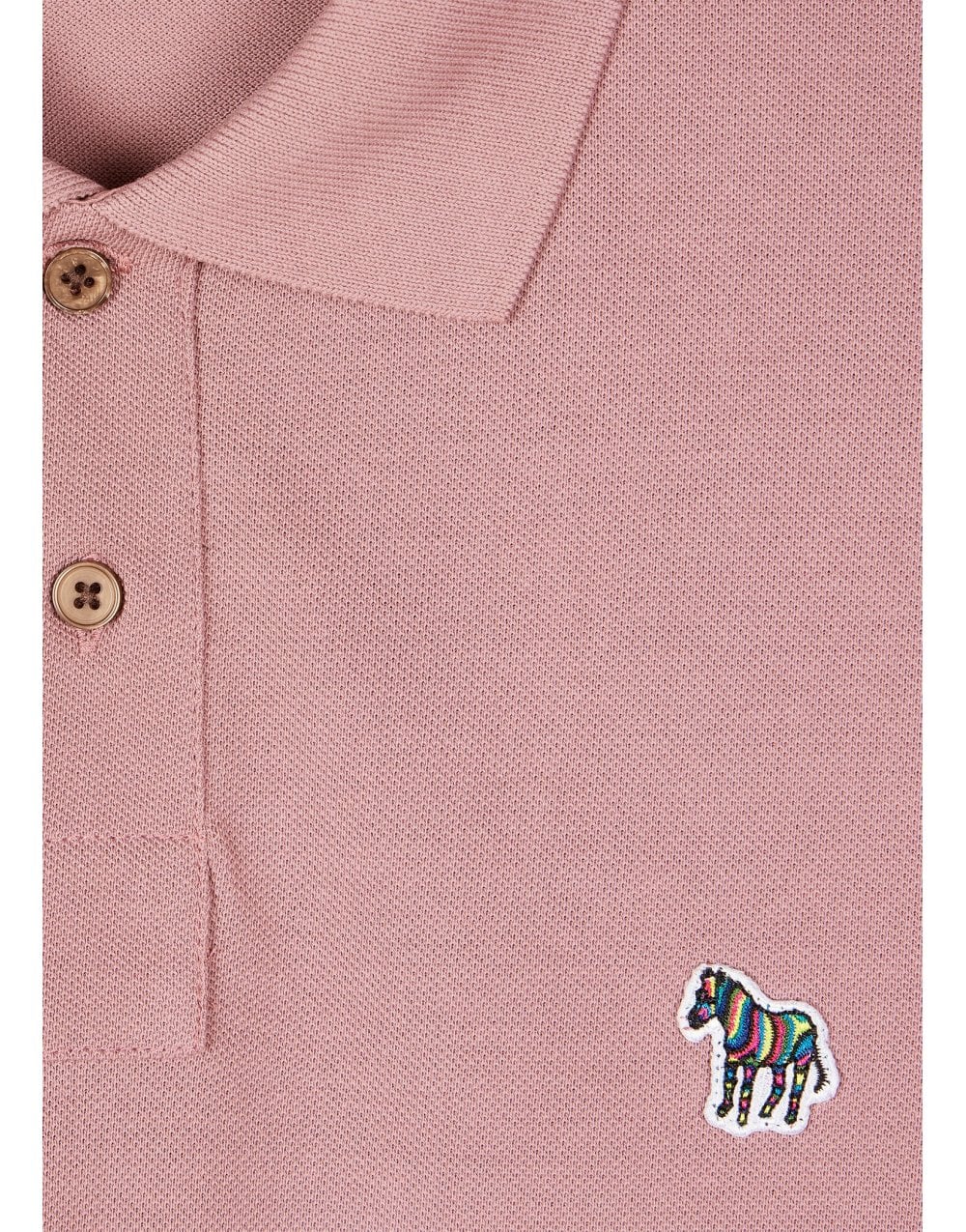 Young Ideas/Henmores - Classic Zebra Short Sleeve Polo Shirt - 02 Off White - M