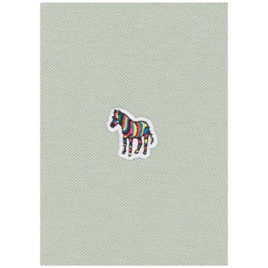 Young Ideas/Henmores - Classic Zebra Short Sleeve Polo Shirt - 02 Off White - M