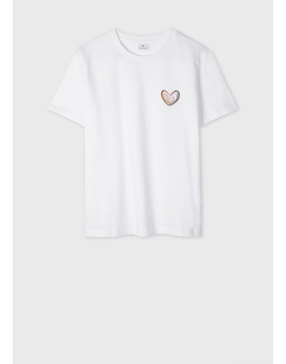 Young Ideas/Henmores - Colour Pencil Heart Graphic T-Shirt - 01 White - S