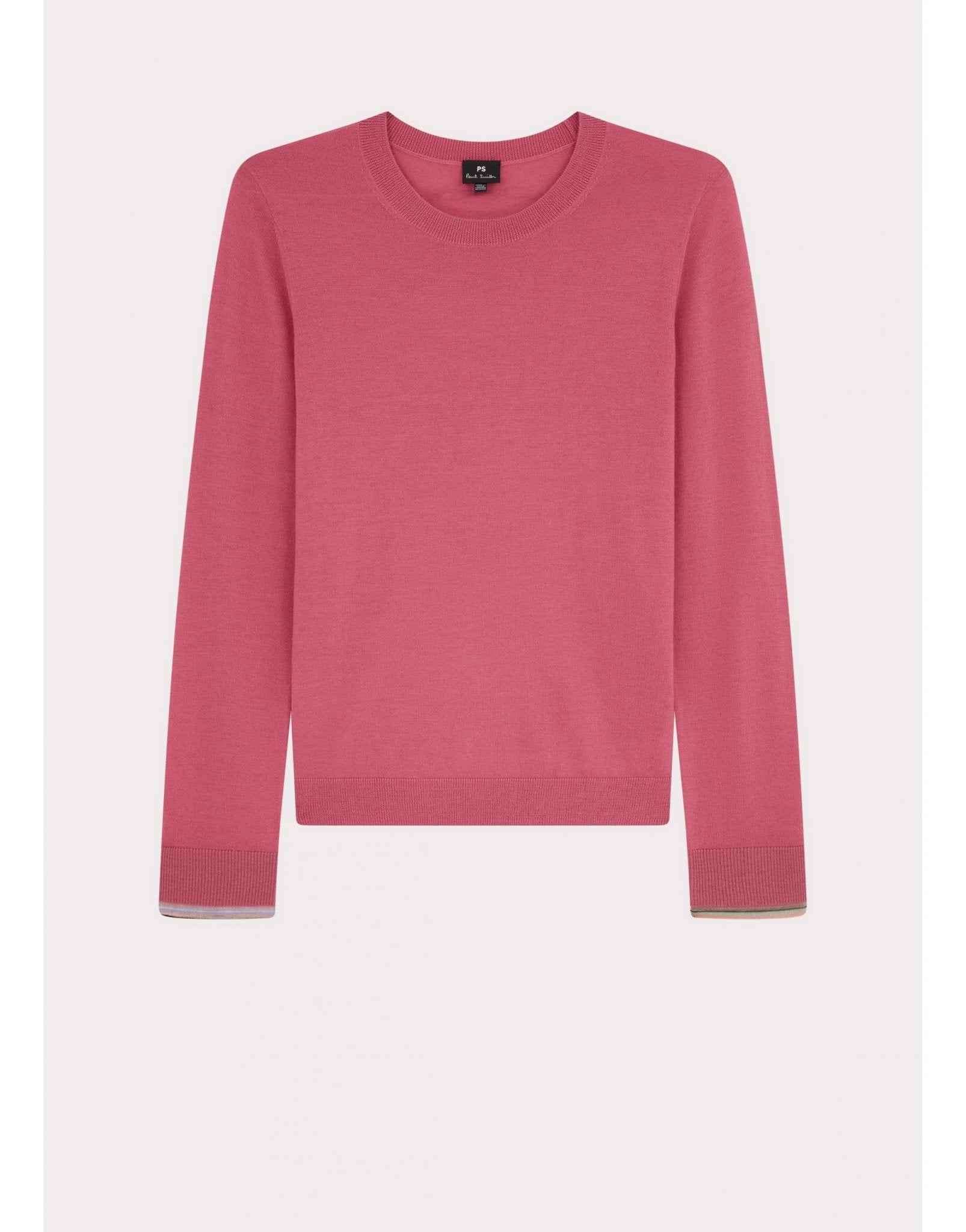 Young Ideas/Henmores - Crew Neck Sheer Cuff Jumper - 54 Aubergine - S