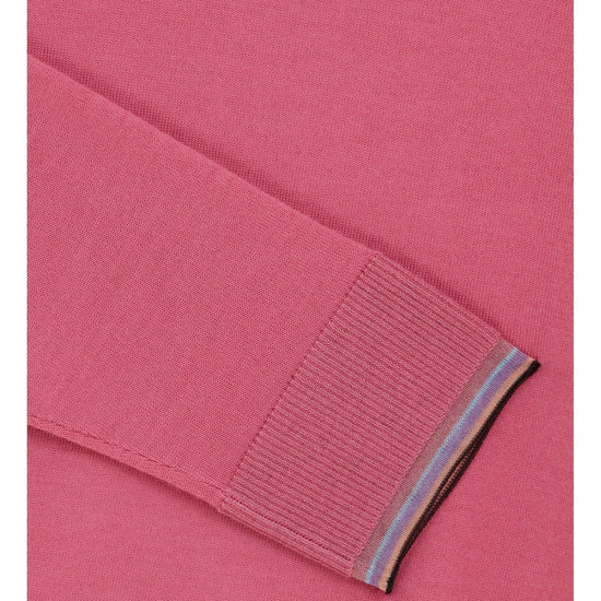 Young Ideas/Henmores - Crew Neck Sheer Cuff Jumper - 54 Aubergine - S