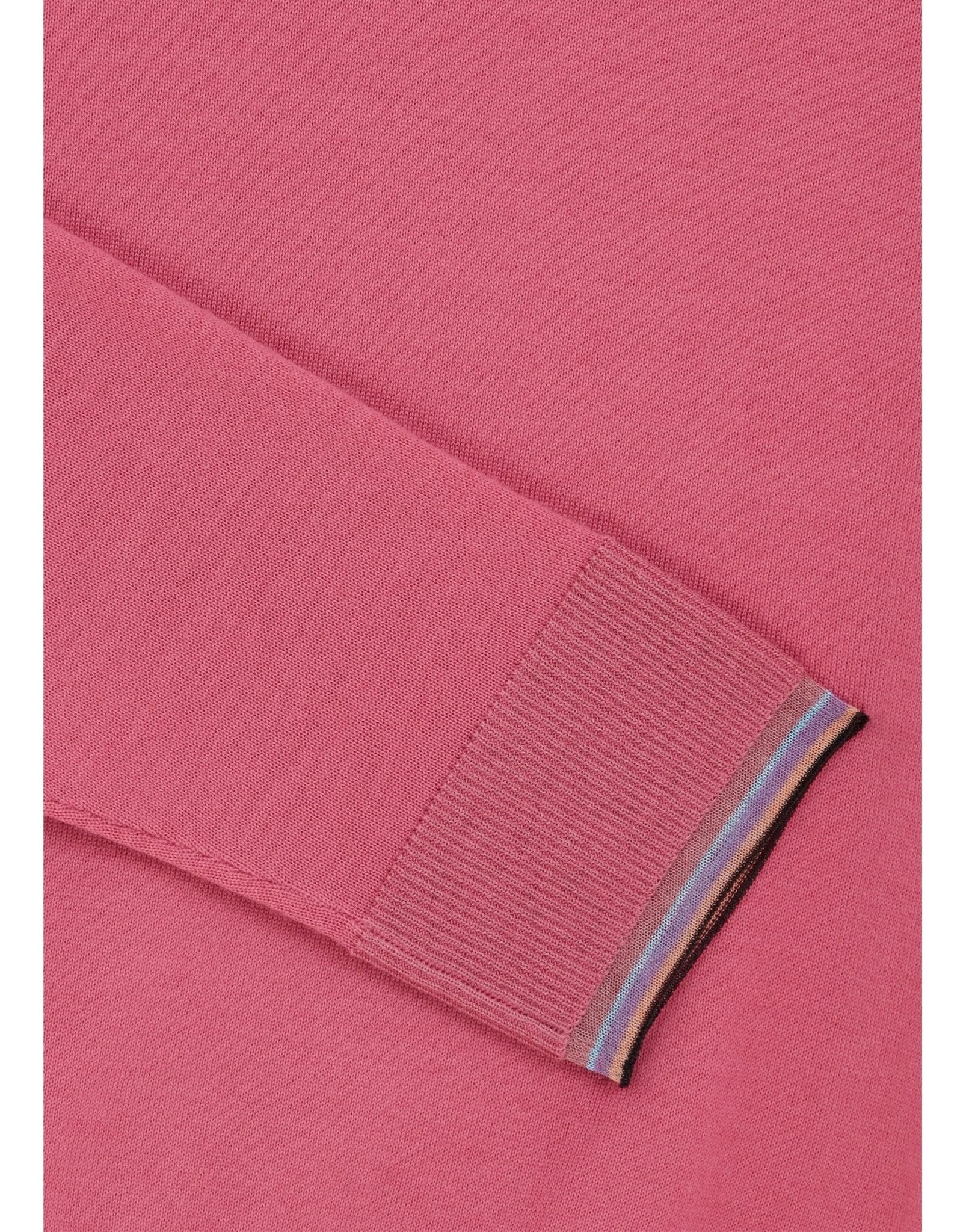 Young Ideas/Henmores - Crew Neck Sheer Cuff Jumper - 54 Aubergine - S