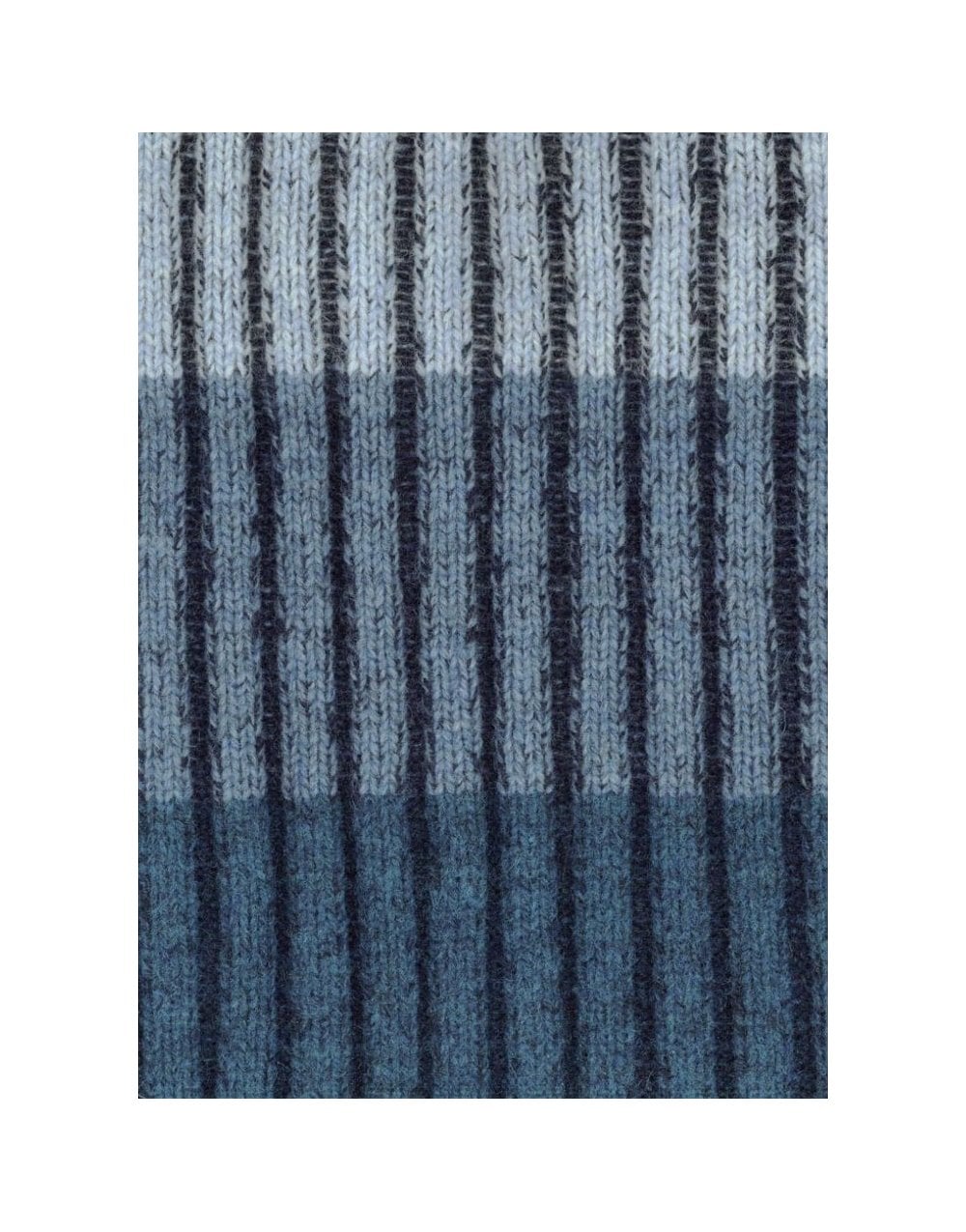 Young Ideas/Henmores - Crew Neck Zebra Jumper - 45 Cobalt Blue - M