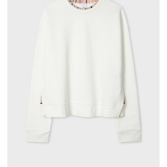 Young Ideas/Henmores - Daytime Swirl Accents Sweatshirt - 02 Ivory - S