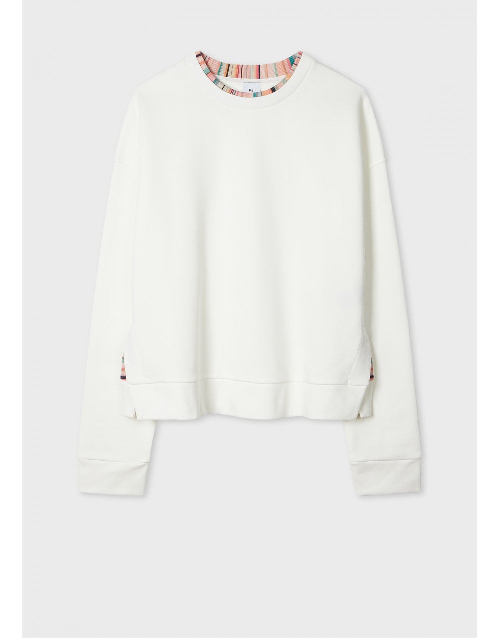 Young Ideas/Henmores - Daytime Swirl Accents Sweatshirt - 02 Ivory - S